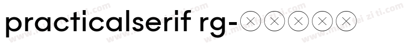 practicalserif rg字体转换